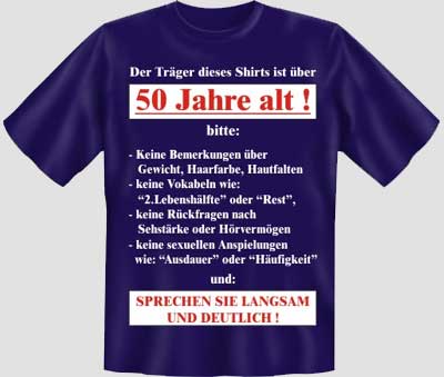 Geburtstag zum lustige 50 sprüche l▷ 50.